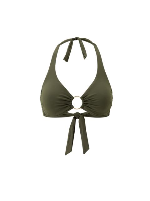 MELISSA ODABASH BRUSSELS OLIVE BIKINI TOP