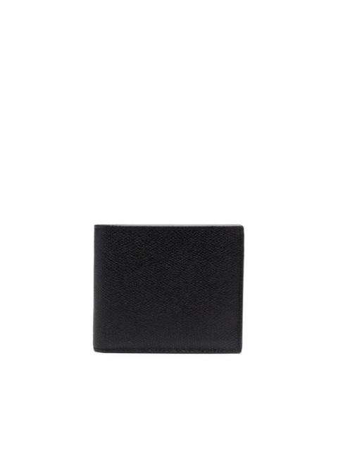 Valextra pebbled folding wallet