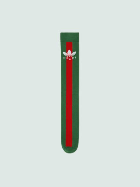 GUCCI adidas x Gucci long cotton Web socks