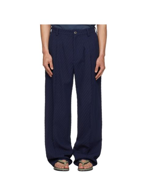 Kiko Kostadinov Blue Noro Trousers