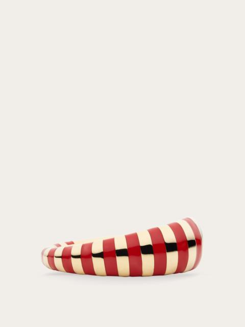 FERRAGAMO Two tone bangle (L)