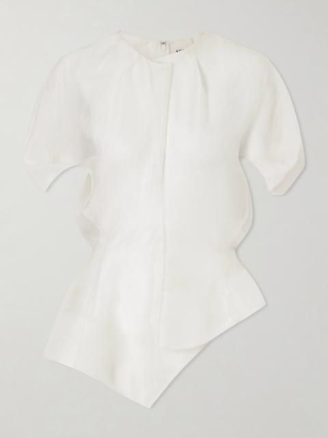 KHAITE Rumi Silk Organza Top