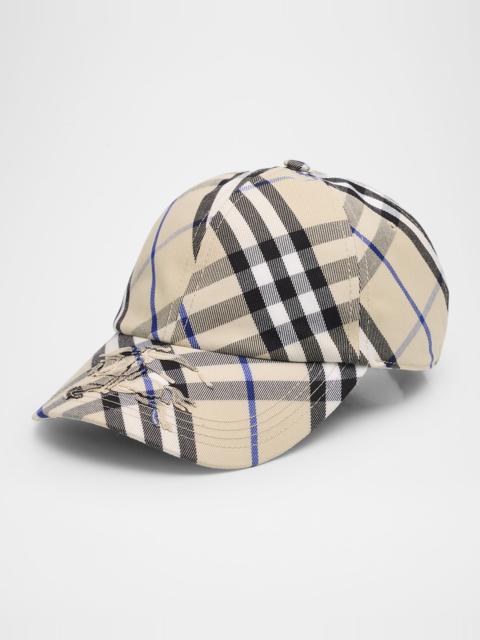 Men's Check EKD Baseball Cap