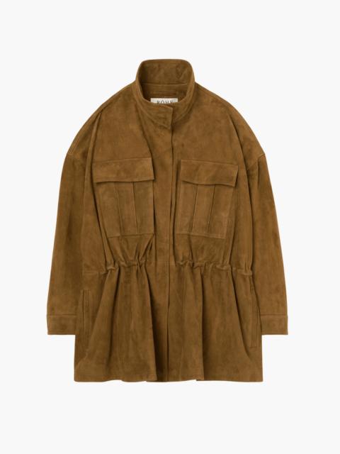 RÓHE SCULPTURAL SUEDE JACKET