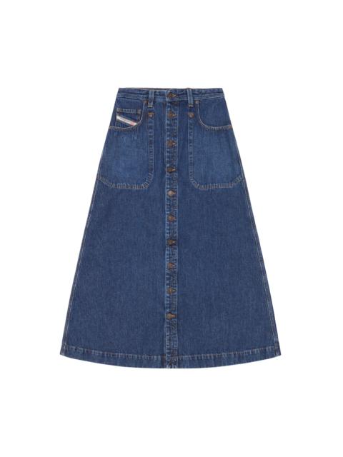 Diesel DE-ALBUS-L A-LINE LONG SKIRT