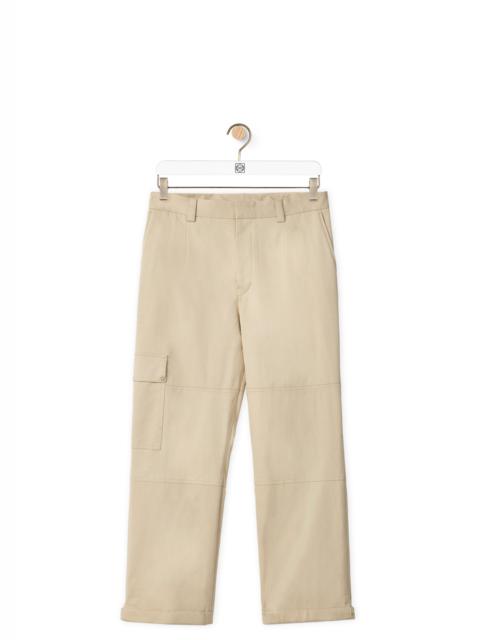 Cargo trousers in cotton