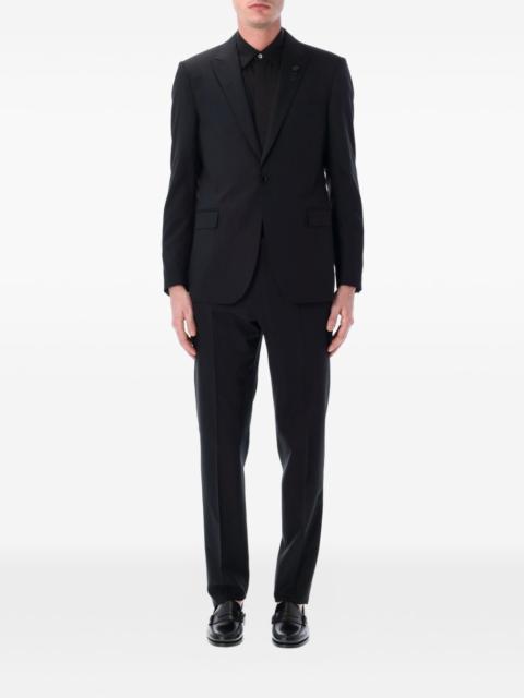 LARDINI lapel pin suit