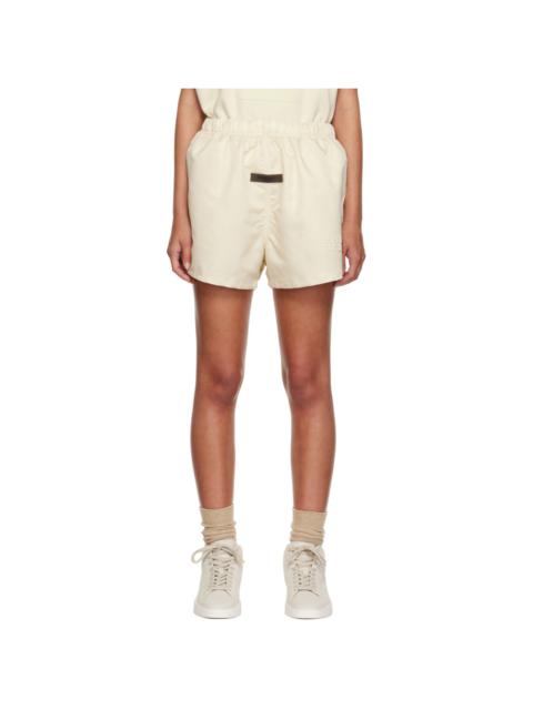 ESSENTIALS Off-White Nylon Shorts
