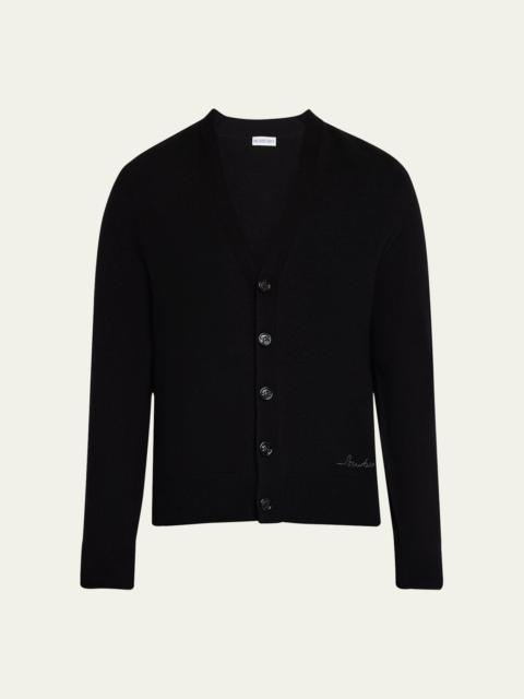 Burberry Men's Cashmere Cardigan Sweater