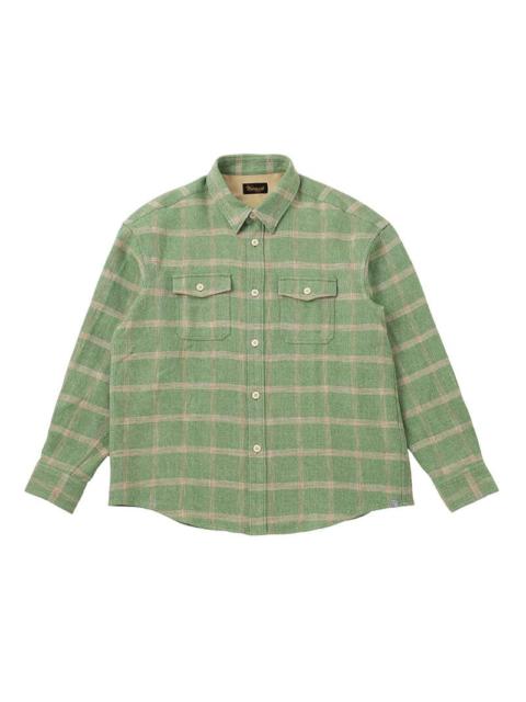 visvim LUMBER CHECK L/S LT.GREEN