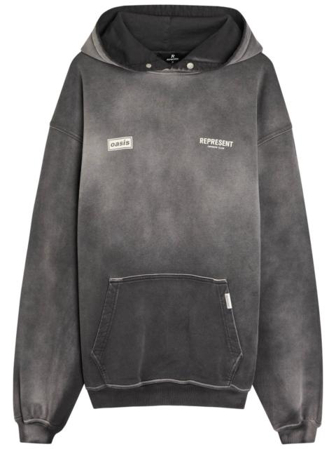 REPRESENT Represent X Oasis Owners Club Hooded Cotton Sweatshirt