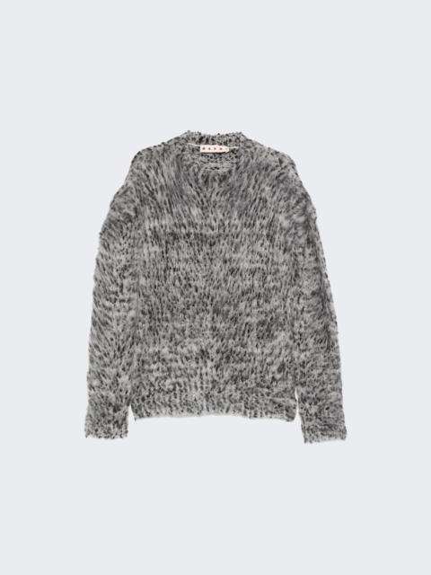Marni Round Neck Sweater Talc