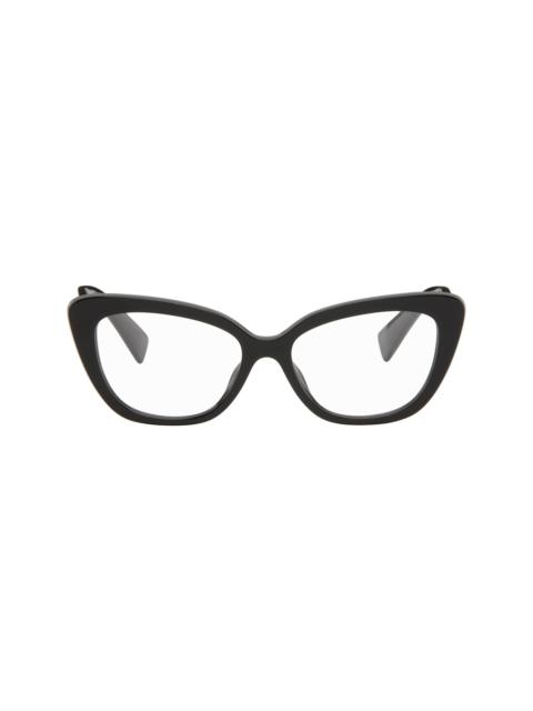 Miu Miu Black Irreverently Sophistcated Cateye Glasses