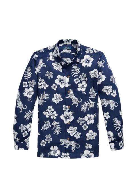 Polo Ralph Lauren jaguar tropical-print shirt