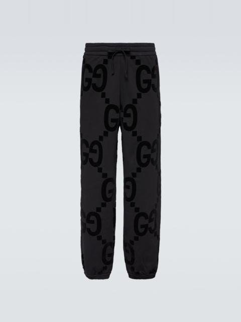 GUCCI Jumbo GG cotton jersey sweatpants