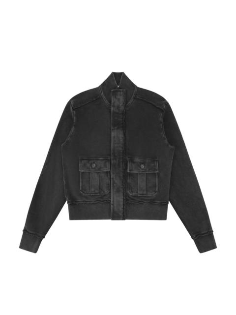 entire studios SUPPLY TRACK JACKET WASHED BLACK