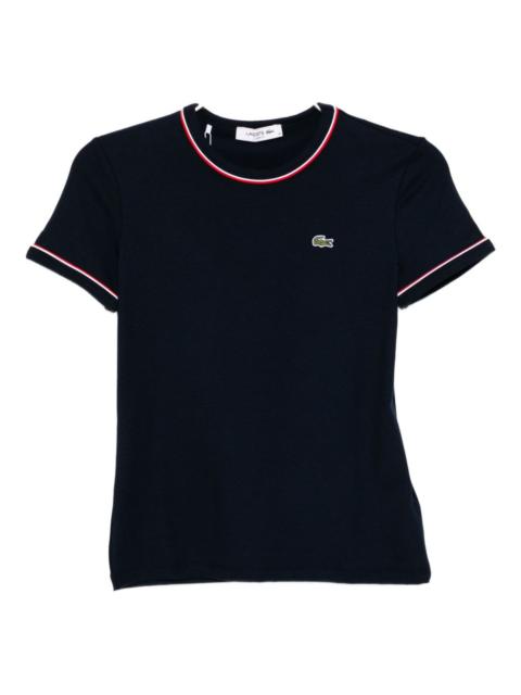 LACOSTE logo-embroidered T-shirt