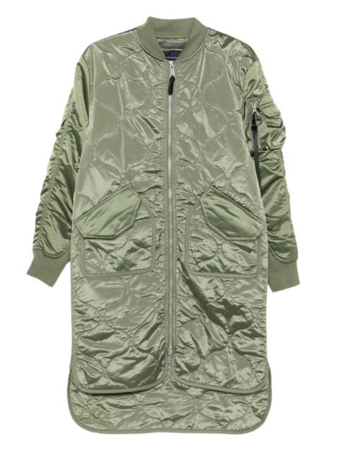 ALPHA INDUSTRIES quilted zip-up jacket