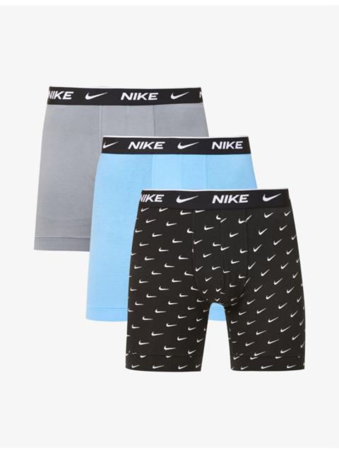 Nike Pack of three Everyday stretch-cotton jersey boxers