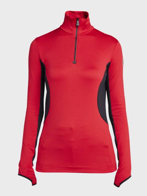 Moncler Grenoble Colorblock Quarter-Zip Sweatshirt