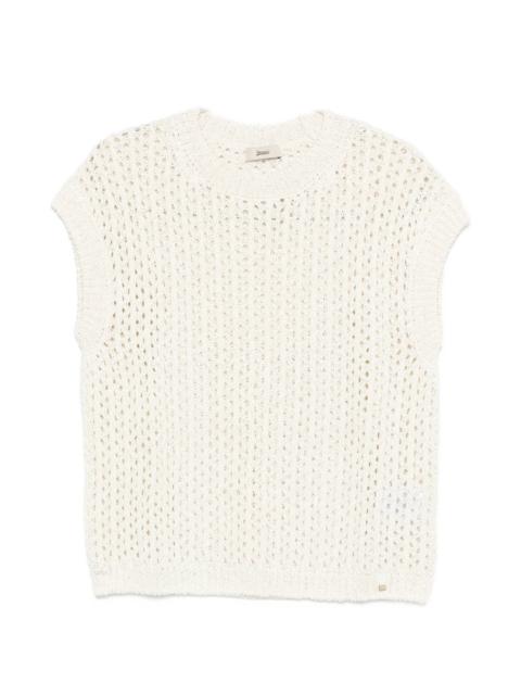 Herno Herno Open-stitch Knitted Top