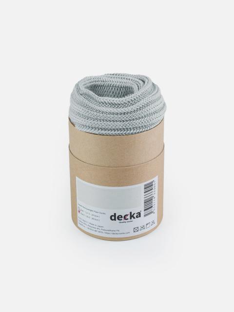 DEC-CAS-GRY Decka Cased Heavyweight Plain Socks - Feather Gray
