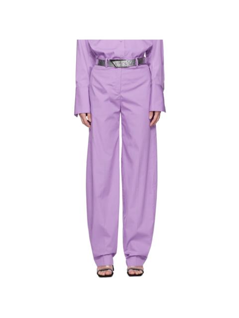 THE ATTICO Purple Jagger Trousers