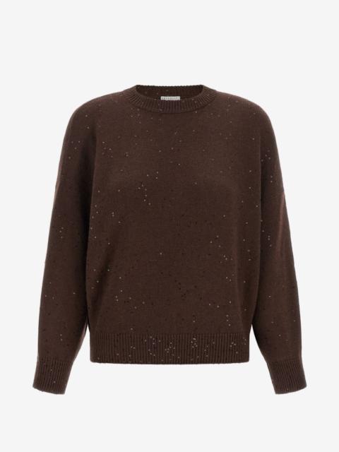 Brunello Cucinelli Diamante sequin-embellished sweater
