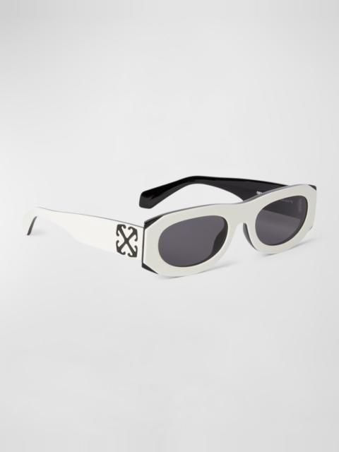 Off-White Orlando Oval Acetate Sunglasses