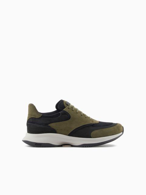 GIORGIO ARMANI Suede sneakers