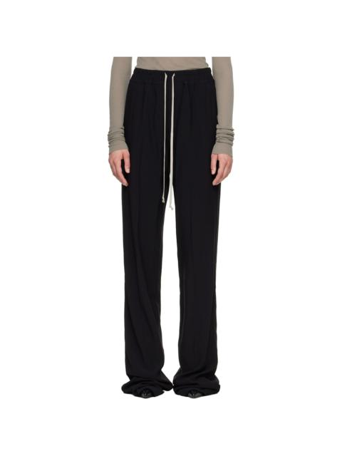 Rick Owens Black Tower Dietrich Drawstring Lounge Pants