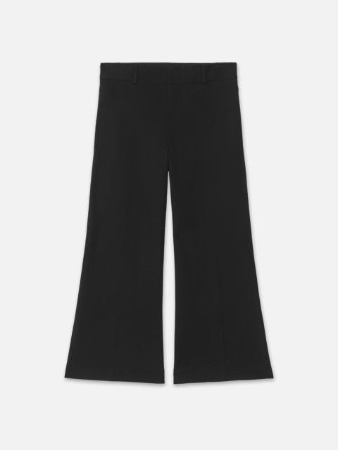 FRAME Le Palazzo Crop Trouser in Noir