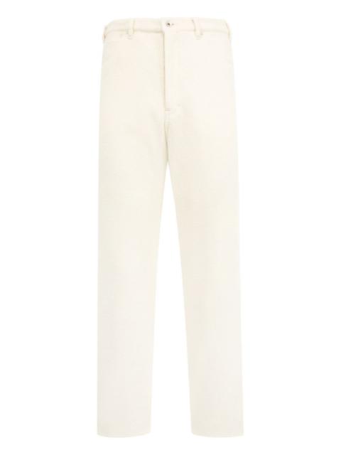 AURALEE Homespun Tweed painter trousers