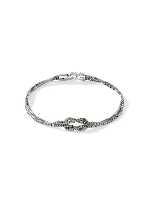 Love Knot Bracelet, Sterling Silver, 3.6MM