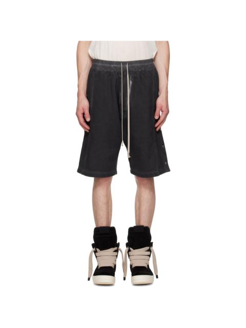 Rick Owens DRKSHDW Black Tower Pusher Shorts