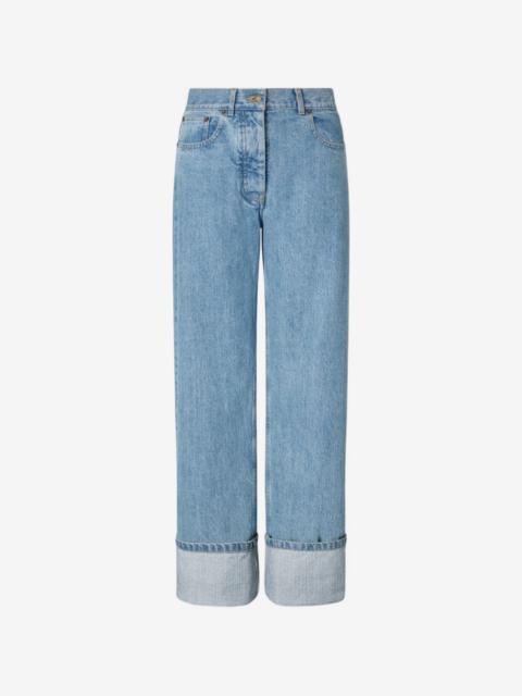 Thom Browne turn-up jeans