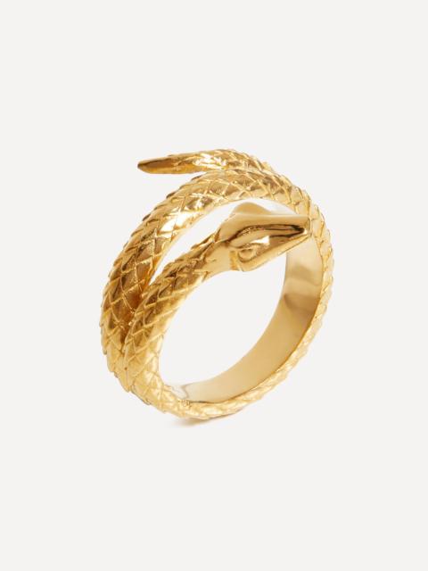 MISSOMA 18ct Gold-Plated Harris Reed Coiled Serpent Ring