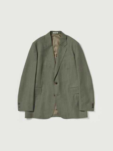 AURALEE BLUEFACED WOOL JACKET