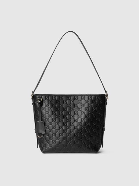 GUCCI GG Emblem small shoulder bag
