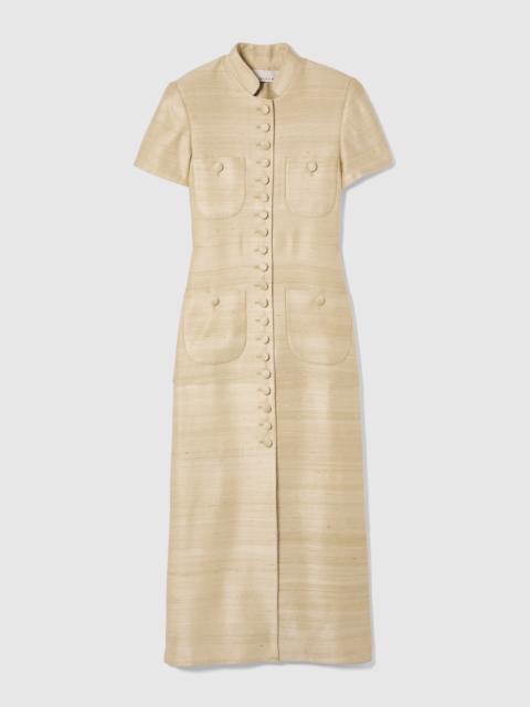 LIBEROWE IMPERIAL DRESS IN GOLD SILK