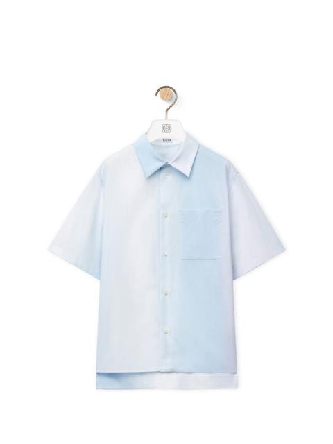 Loewe Short sleeve shirt in striped cotton