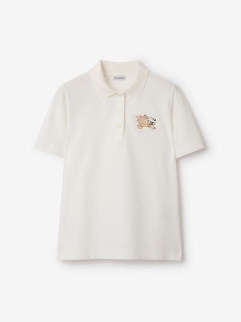 Burberry EKD Check Cotton Polo Shirt