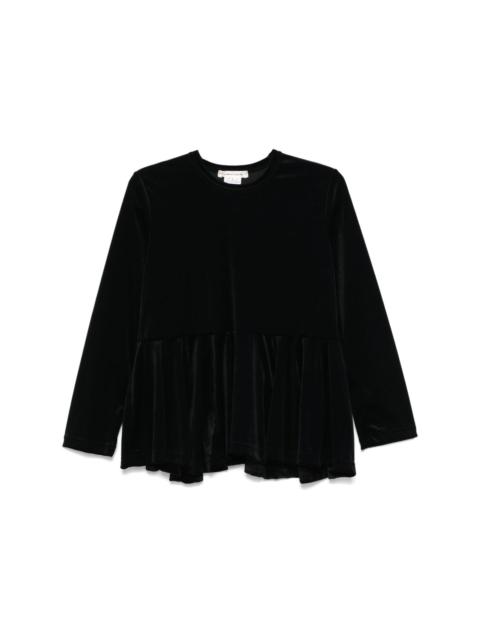 Comme Des Garçons peplum top