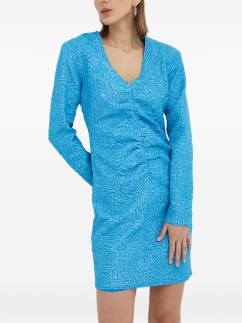 GESTUZ floral gathered dress