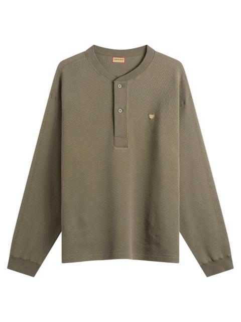 Human Made Human Made Henley Neck Small Heart Shirt