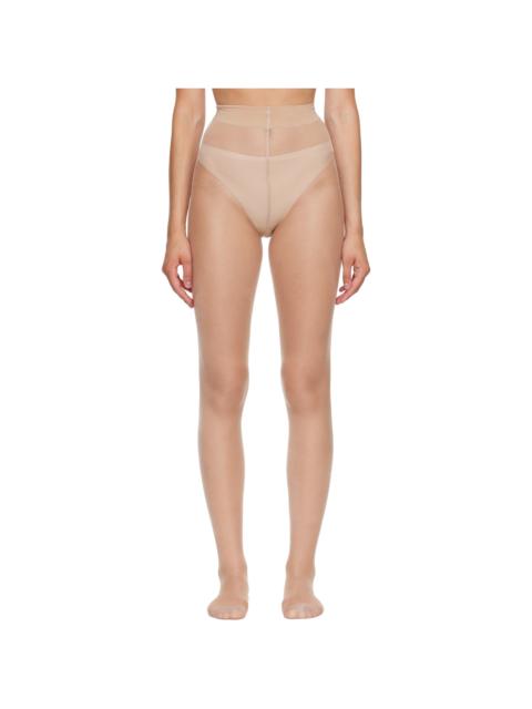 Wolford Beige Satin Touch 20 Tights