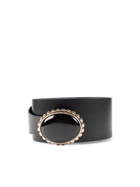 Isabel Marant oval-buckle leather belt