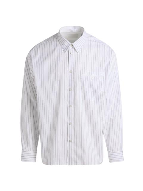 Helmut Lang Men's Relaxed-Fit Classic Shirt - White Navy