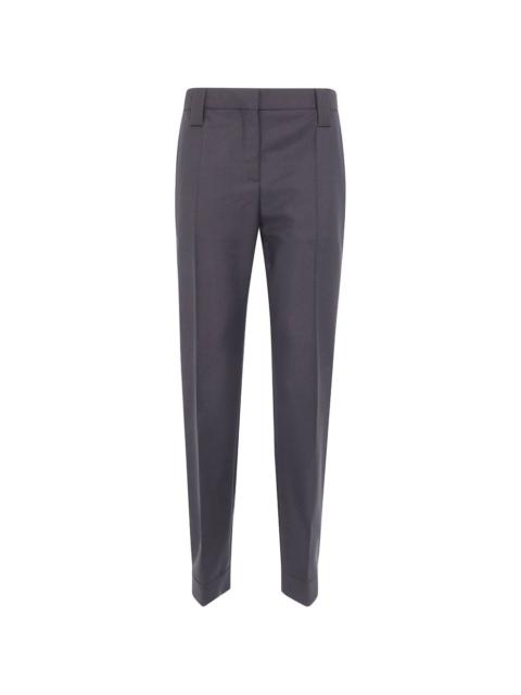 VERSACE belt-loops tailored trousers