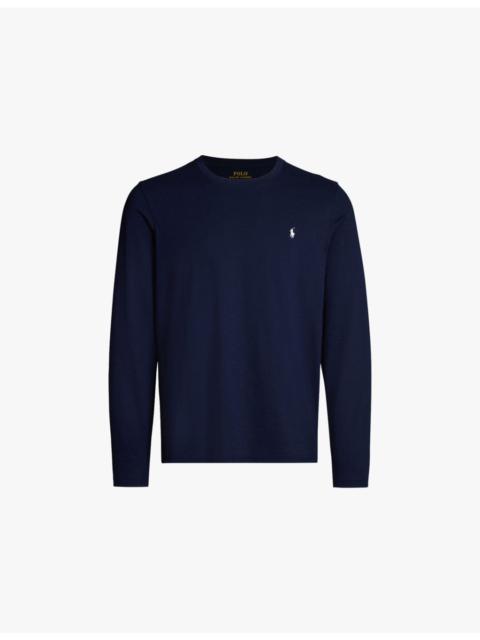 Polo Ralph Lauren Crewneck long-sleeved cotton-jersey T-shirt
